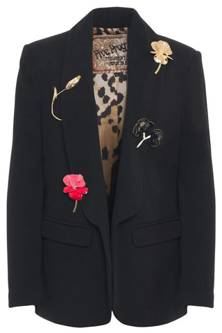 BROOCH MIX SMOKING JACKET