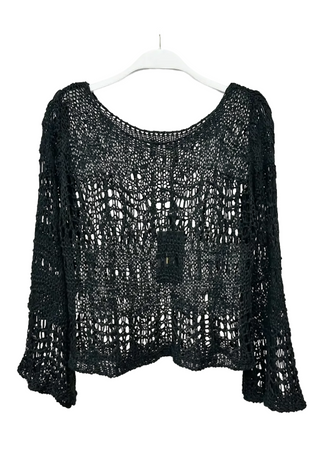Crochet Long Sleeve Top