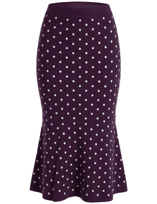 MAE POLKA DOT FLARE SKIRT