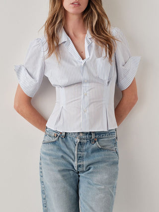 The BREEZE Blouse Royce Stripe