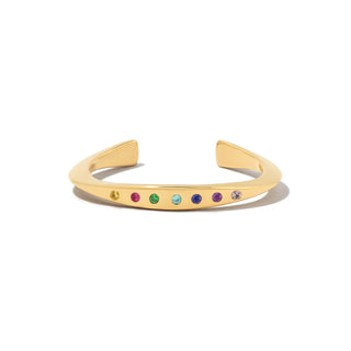 Ellsworth Cuff with Rainbow Topaz